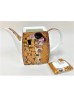 Fine Porcelain Design Tea Pot, 2 Cup and 2 Saucer Set With Gift Box (TP105 + CS105/4)